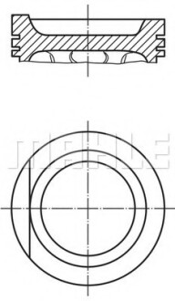 Поршень MAHLE / KNECHT 029 90 02 (фото 1)