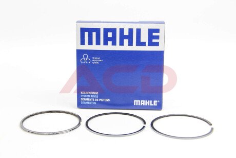 Комплект поршневых колец из 3 шт. MAHLE / KNECHT 030 20 N0 (фото 1)