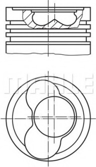 Поршень MAHLE MAHLE / KNECHT 0306500