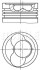Поршень MAHLE MAHLE / KNECHT 0306601 (фото 1)