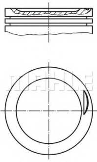 Поршень MAHLE MAHLE / KNECHT 0308300 (фото 1)