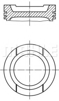 Поршень MAHLE / KNECHT 030 92 01 (фото 1)