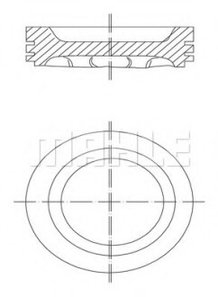 Поршень MAHLE / KNECHT 0318802