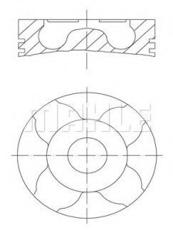 Поршень MAHLE / KNECHT 040 24 00