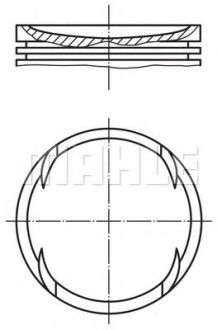 Поршень MAHLE / KNECHT 063 55 01