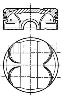 Поршень MAHLE / KNECHT 081PI00101000 (фото 1)