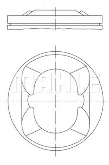 Поршень MAHLE / KNECHT 081PI00110000 (фото 1)