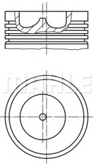 Поршень MAHLE / KNECHT 101 99 00