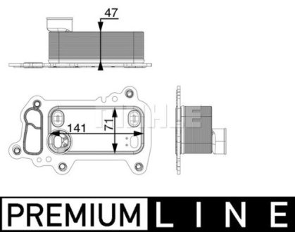 CHLODNICA OLEJU BEHR PREMIUM LINE MAHLE MAHLE / KNECHT CLC79000P