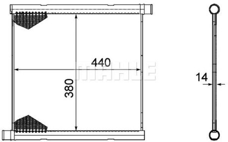 Радіатор MAHLE / KNECHT CR1124000P