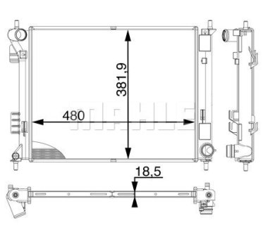 MAHLE MAHLE / KNECHT CR2018000P (фото 1)