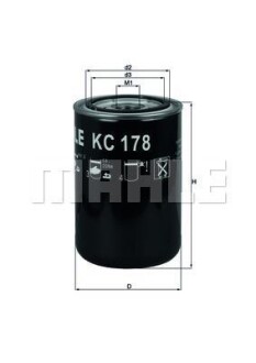 Фільтр палива KNECHT MAHLE / KNECHT KC178