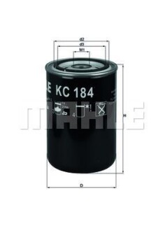 Фільтр палива KNECHT MAHLE / KNECHT KC184