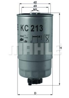 Фільтр палива MAHLE / KNECHT KC213