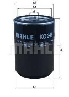 Паливний фільтр KNECHT MAHLE / KNECHT KC249D