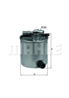 Фільтр паливний MAHLE / KNECHT KL440/15