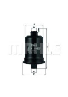 Фільтр палива KNECHT MAHLE / KNECHT KL560