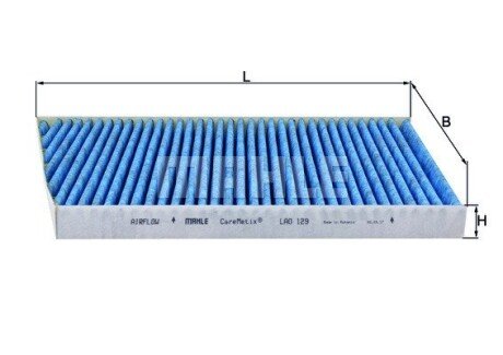 Фильтр, воздух во внутренном пространстве MAHLE / KNECHT LAO129