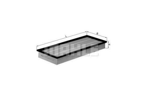 Фільтр повітряний KNECHT MAHLE / KNECHT LX1151