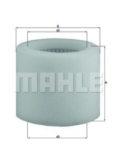 Фільтр повітряний KNECHT MAHLE / KNECHT LX123