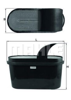 Автозапчасть MAHLE / KNECHT LX3555