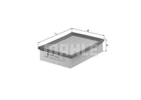 Фільтр повітря KNECHT MAHLE / KNECHT LX598