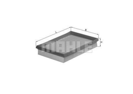 Фільтр повітряний KNECHT MAHLE / KNECHT LX675