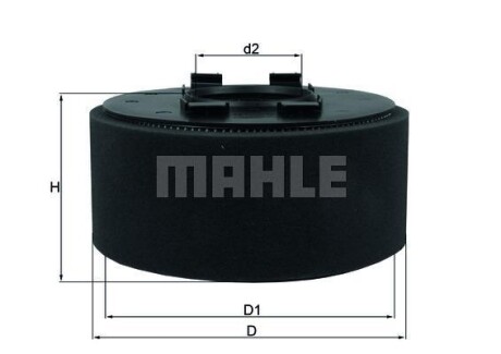 Фільтр повітряний MAHLE MAHLE / KNECHT LX870