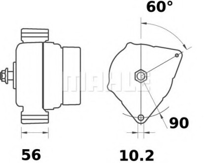 Генератор MAHLE / KNECHT MG 162