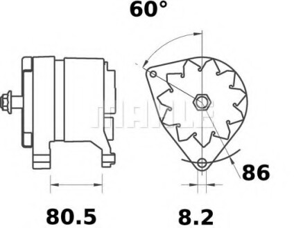 Генератор MAHLE / KNECHT MG 212