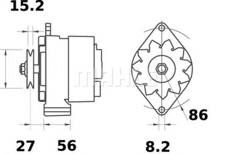 Автозапчасть MAHLE / KNECHT MG215 (фото 1)