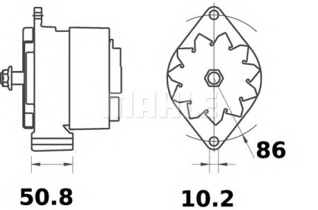 Автозапчасть MAHLE / KNECHT MG 233 (фото 1)