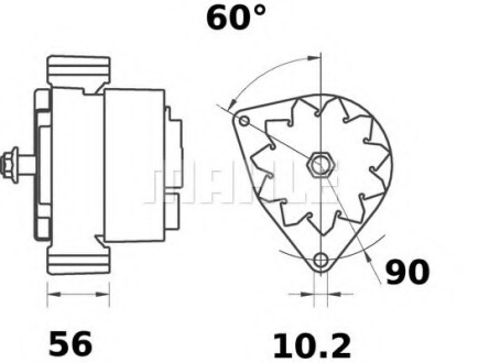 Автозапчасть MAHLE / KNECHT MG 24