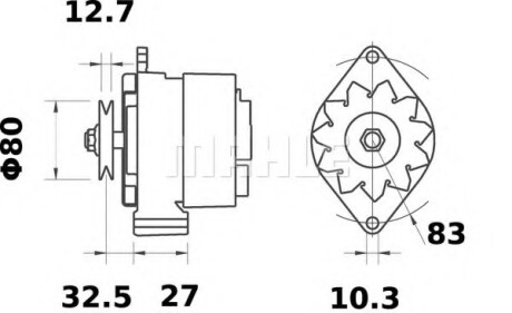 Автозапчасть MAHLE / KNECHT MG272