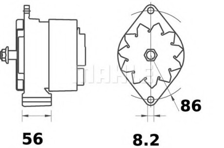 Автозапчасть MAHLE / KNECHT MG313 (фото 1)