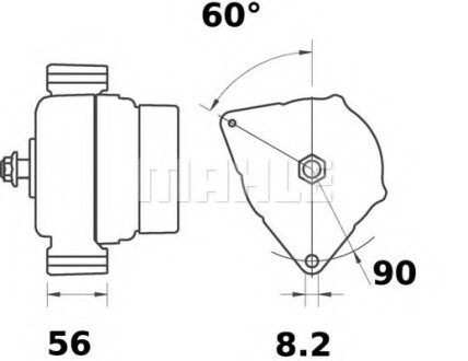 Генератор MAHLE / KNECHT MG 337 (фото 1)