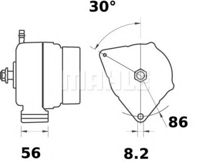 Автозапчасть MAHLE / KNECHT MG 353