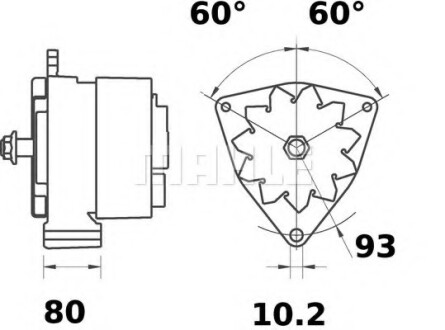 Автозапчасть MAHLE / KNECHT MG493