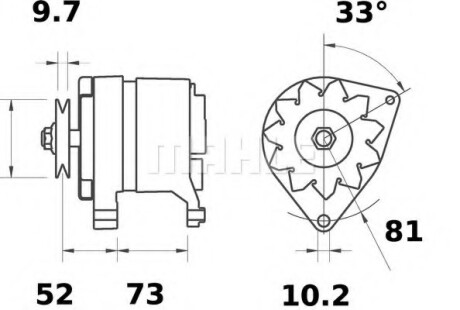 Автозапчасть MAHLE / KNECHT MG535