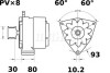 Генератор MAHLE / KNECHT MG 586 (фото 1)