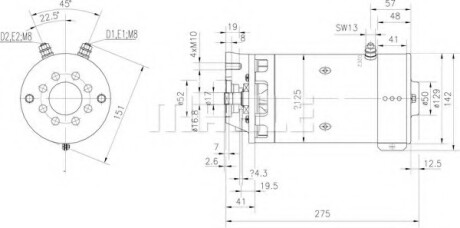 Автозапчасть MAHLE / KNECHT MM203