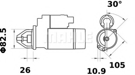 Автозапчасть MAHLE / KNECHT MS219