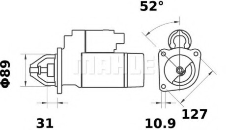 Автозапчасть MAHLE / KNECHT MS 220