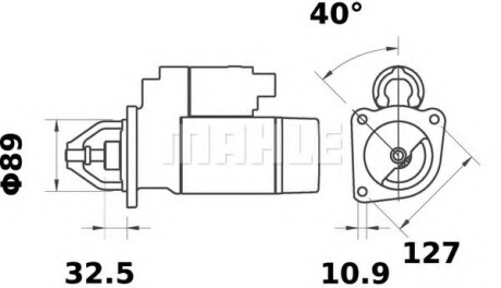 Стартер MAHLE / KNECHT MS 294 (фото 1)