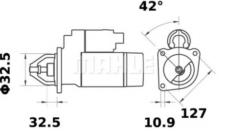 Автозапчасть MAHLE / KNECHT MS395