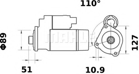 Автозапчасть MAHLE / KNECHT MS452