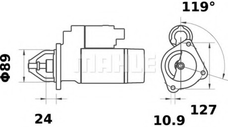 Стартер MAHLE / KNECHT MS 5