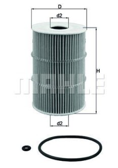 Фильтр масляный MAHLE / KNECHT OX 378D