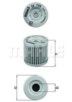 Фильтр KNECHT MAHLE / KNECHT OX798