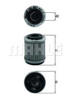 Фильтр KNECHT MAHLE / KNECHT OX801